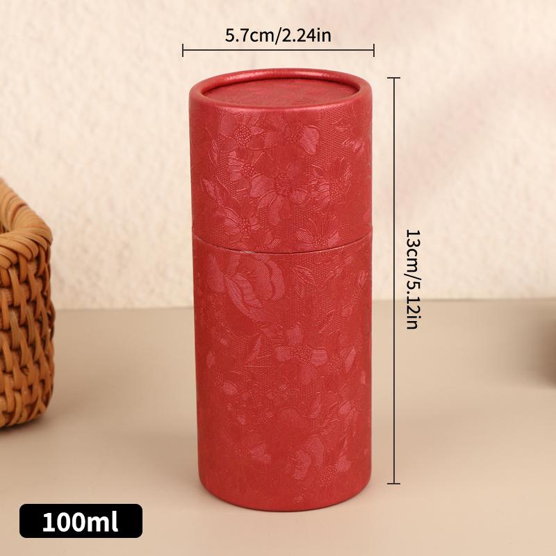 Paper Jar Tube Packaging 1Pcs Essential Oil Bottle Cosmetic Tubes Small Eco Friendly Containers for Perfume Storage Travel