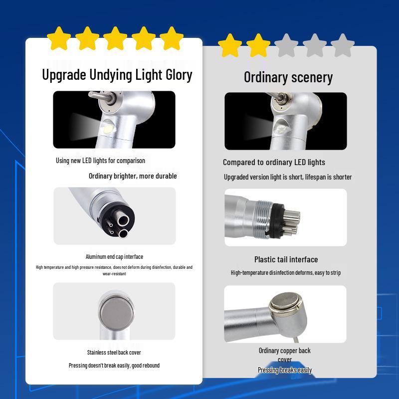 NSK PANA MAX High-Speed Dental Handpiece with Light & Four-Point Spray