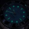 HYAKUICHI 101 No.7R-IB Hyakuichi Ceramic Bezel Dive Watch, Mechanical, No Date, Ice Blue, Hack Function