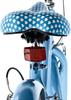 Red Bicycle Reflector for Children's Saddle with Black Mount 25.4 Mm