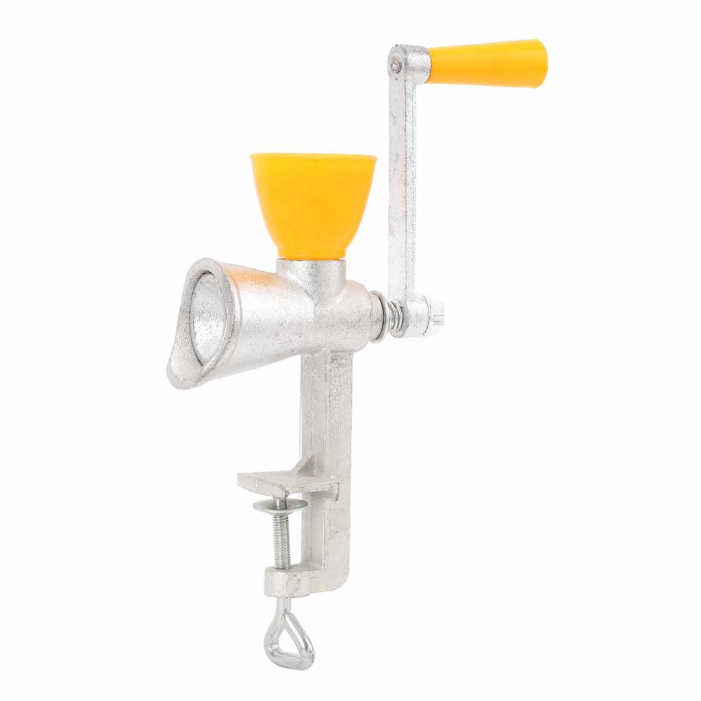 Manual Grain Mill Cast Iron Hand Operated Grinder with Table Clamp for Coffee Bean Corn Pepper