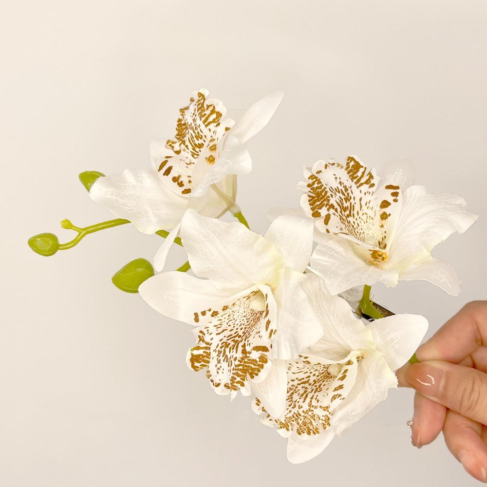 Orchid Flower Fairy Hairpins Artificial Flowers Spring Summer Hair Clips Wedding Party Photography Hair Accessories