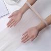 Ciorapi de vară ultra-subțiri 0,1D pentru femei, cu fir subțire la șosetă, complet transparenți, fără cusături la vârf, elastici, colanți sexy