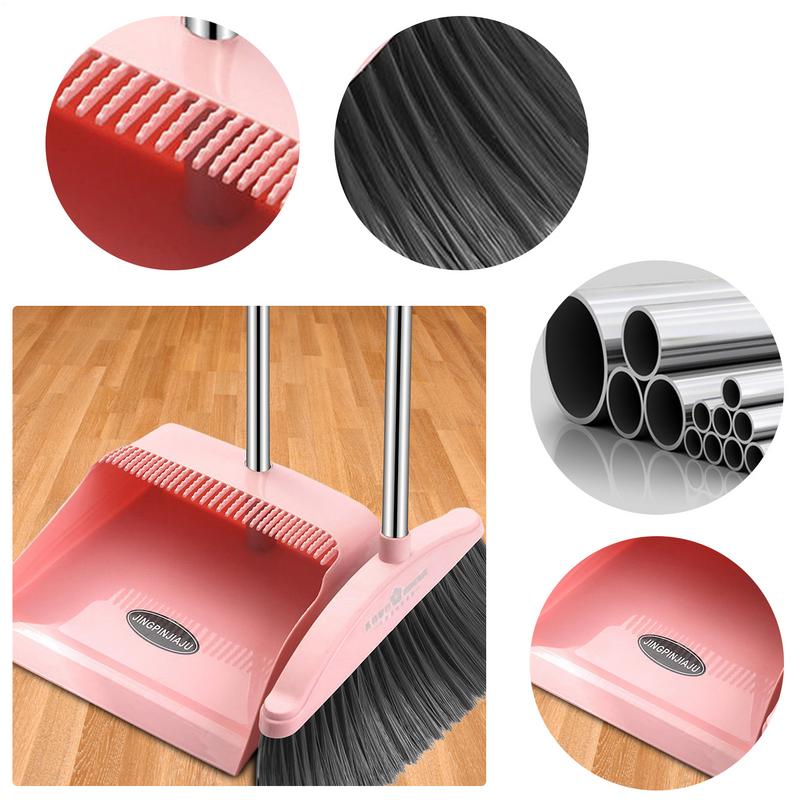 Broom And Dustpan Set Scoop Cleaning Brush Dust Magic Floor Toilet Home Products Shovel Dust Pan Grabber Must Have