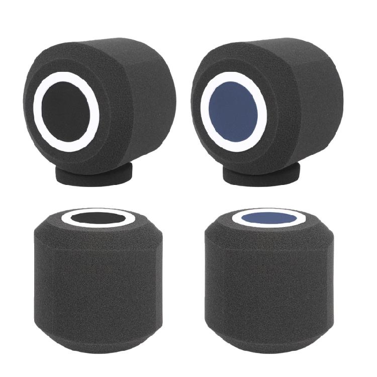 Microphones Foam Cover Sponge Windscreen for Musicians and Broadcasters Black