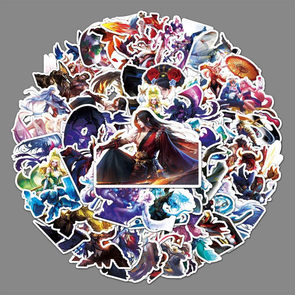 50 Bilder von Graffiti Personalisierte Wettbewerbsfähige Peripherie Kreative DIY Skateboard Wasserbecher PVC Kofferaufkleber