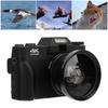 4K Digital Camera for Photography 56MP Vlogging Camera 3 Inch IPS Touchscreen 270 Degree Rotation 16
