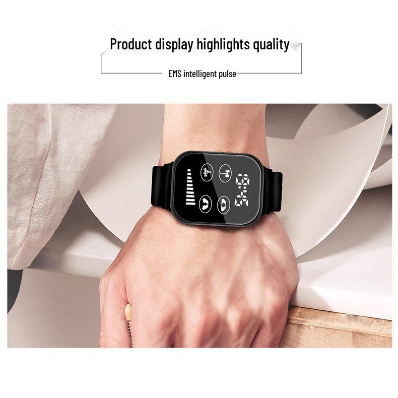 Life Waterproof EMS Microcurrent Pulse Massage Smartwatch
