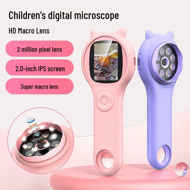 Children's Mini Handheld Electronic Microscope & Magnifier Educational Science Toy