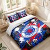Bedding Set 1 Duvet Cover 2 Pillowcases Rangers FC Print Bedroom Home Decoration
