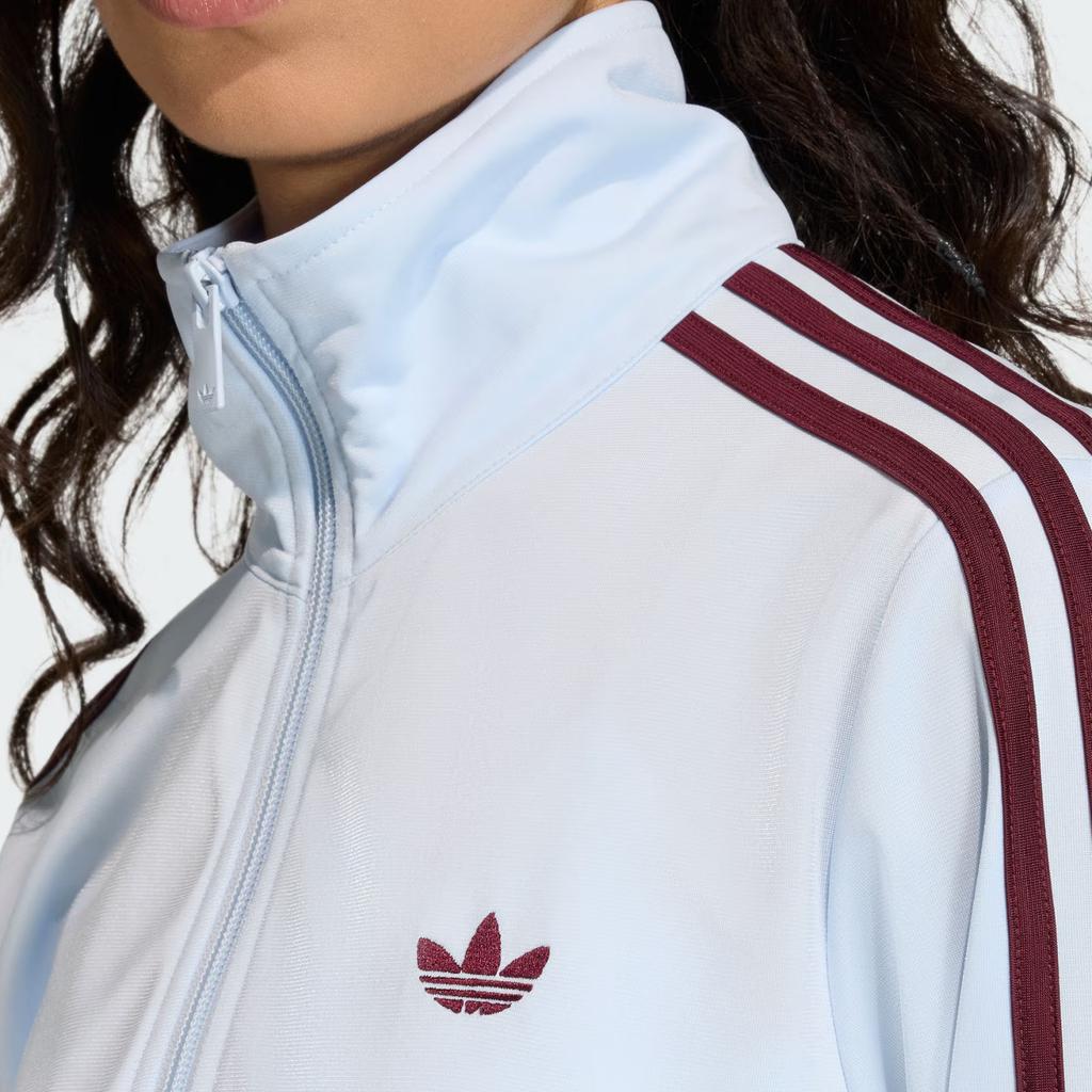 adidas Solid Color Zip Long Sleeve Funnel Neck Jacket Women Jackets KC6574