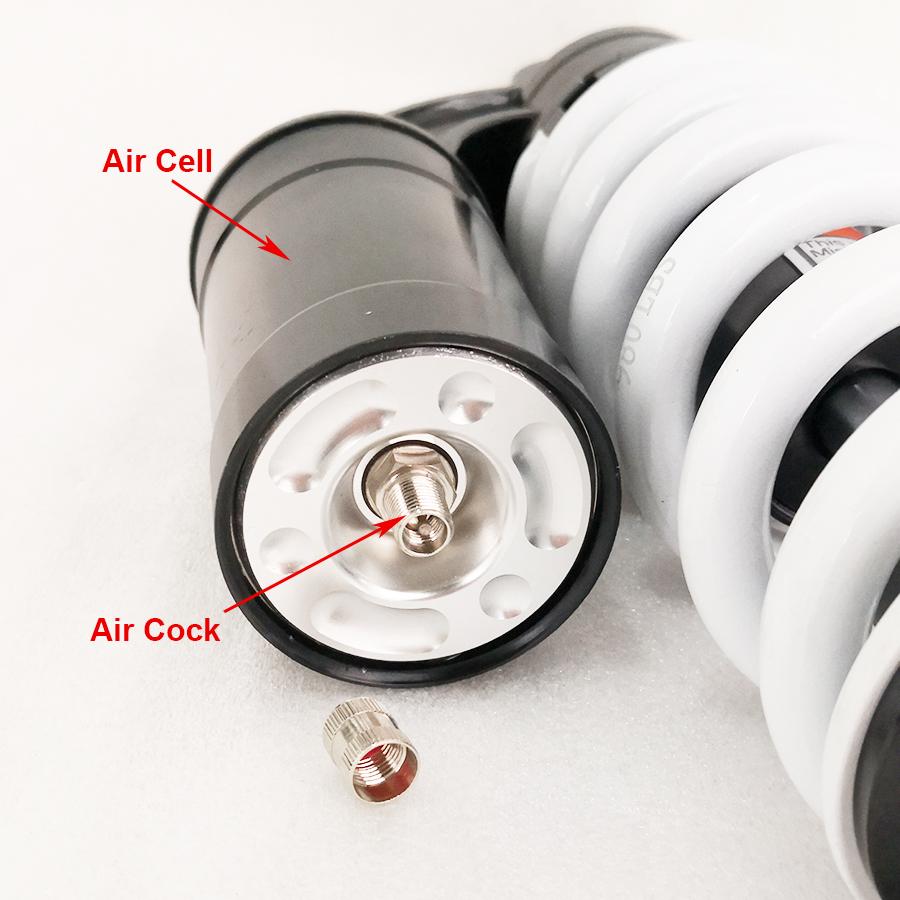 High performance 280mm Air Cell Bag rear shock absorber suspension For TTR KLX110 CRF50 CRF70 Kayo Apollo Dirt Pit Bikes