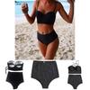 Vintage High Waist Bikini Monokini Swimwear Set For Women With Timeless Elegance