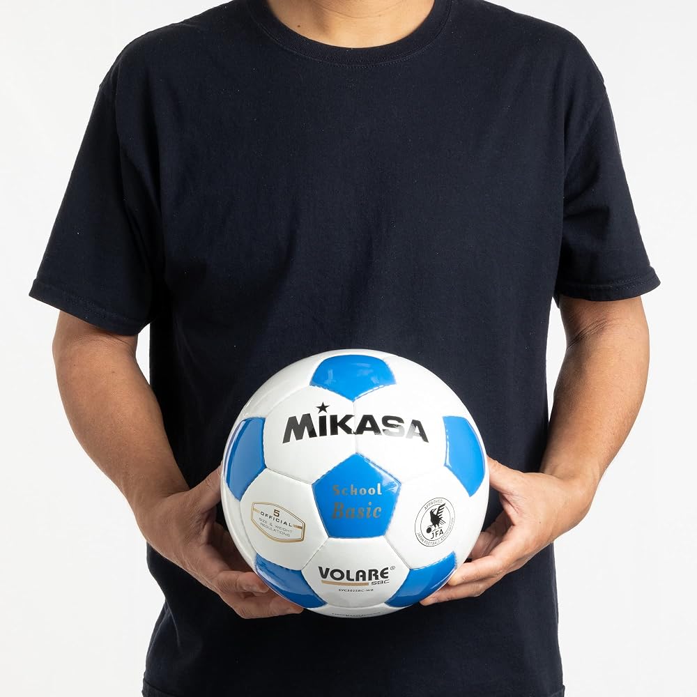 MIKASA SVC502SBC Soccer Ball Size 5 Hand-Stitched Recommended Pressure 0.8 kgf/cm² Sports Equipment