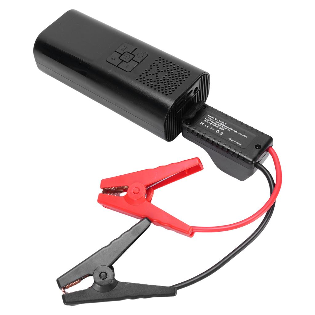 Portable Car Jump Starter & Air Pump Combo, 12V Emergency Battery Jumper Pack, Digital Tire Inflator for Cars,