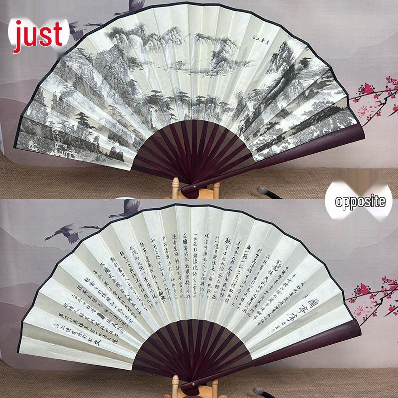 8" & 10" Blank Silk Students' Calligraphy and DIY Folding Fans