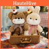 Peluche Orso Coniglio Giocattolo Con Imbottitura in Cotone PP Per Bambini Ragazze Ragazzi Regalo