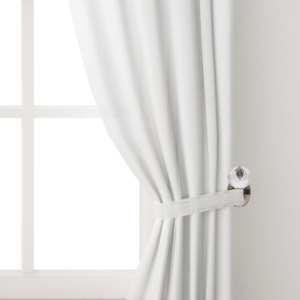 2 st Zinklegering Kristall Gardinkrokar Kreativa Dekorativa Hushålls Gardintillbehör Badrum Omklädningsrum Hängare