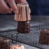4pcs Cake Mold Carbon Steel Non-stick Pudding Mold Heat Resistant French Style Cookie Chocolate Baking Mould Kitchen Accessories