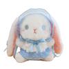 Plush Lolita Rabbit Bunny Crossbody Bag Animal Print Children Outfits Toddler