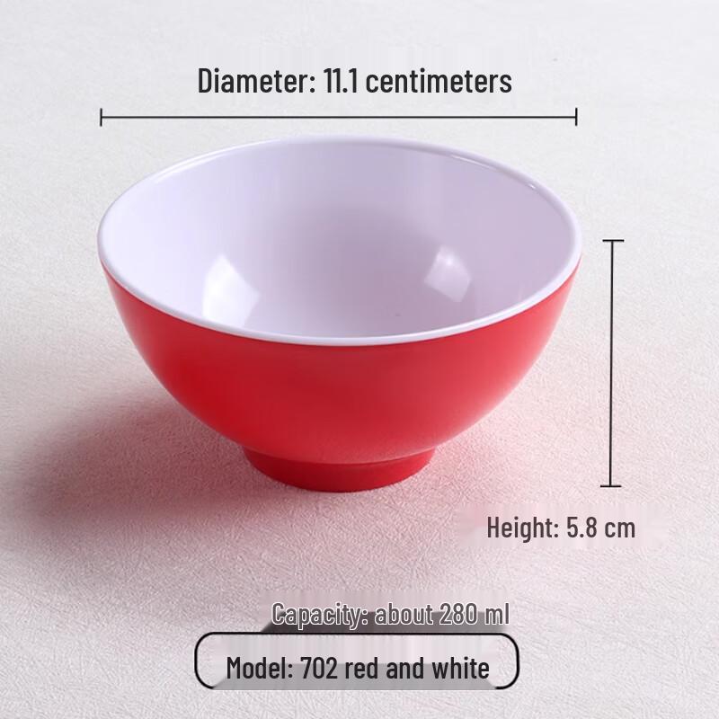 SPSR Commercial Melamine Restaurant Bowls