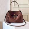 2025 Herfst Winter Dames Suède Echt Leer Tas Schouder Handtas Grote Capaciteit Enkele Tote Bag Handtas Luxe Designer Tas