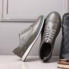 Fashion New Casual Business Men's Solid Color Oxford Shoe Fashionable And Breathable Driving Shoe Comfortable And Anti - Slip Flat Shoes