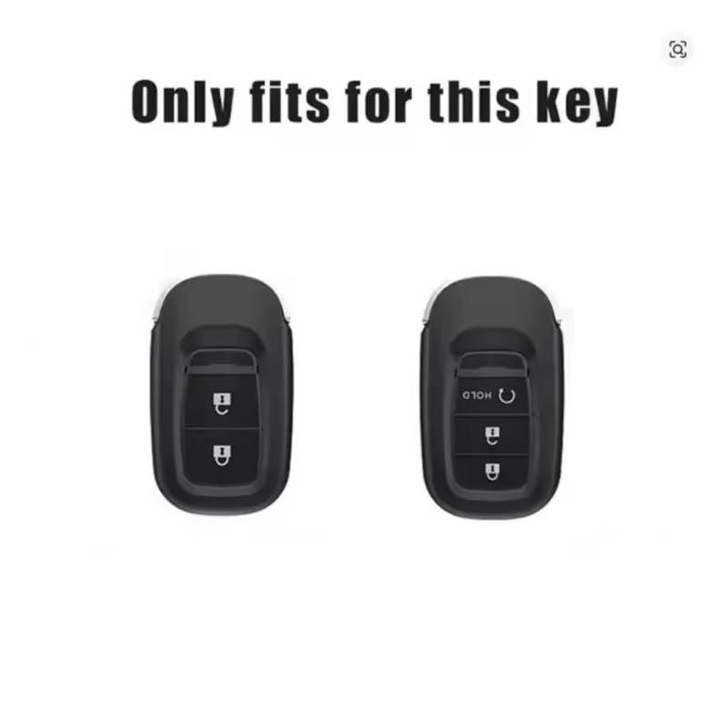 Styling Zinc Alloy Car Smart Key Case Cover Holder Shell For Honda 2022 2023 2024 Accord Civic HR-V CR-V Pilot Sport SI EX EX-L