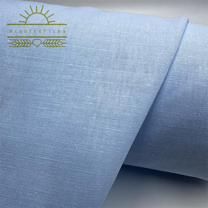 EcoFriendly Blended Linen Cotton Fabric for Garments and Home Textiles