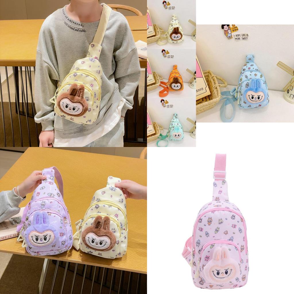 Trendy Cartoon Children's Lightweight Crossbody Bag For Kids In Vibrant Colors