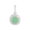 Silver Pendant with Emerald 0.666ct (2206231)