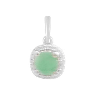 Pendentif en argent avec émeraude 0.666ct (2206231)