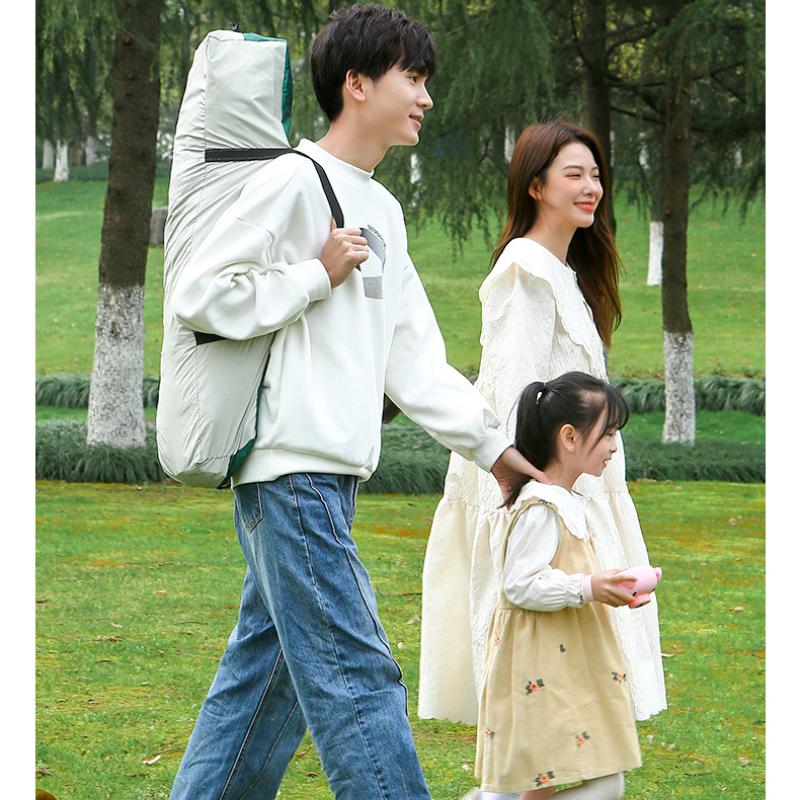 Outdoor Picnic Camping Portable Folding Main Hall Canopy Hexagonal Vinyl Tent Thickened Sunscreen and Rainproof