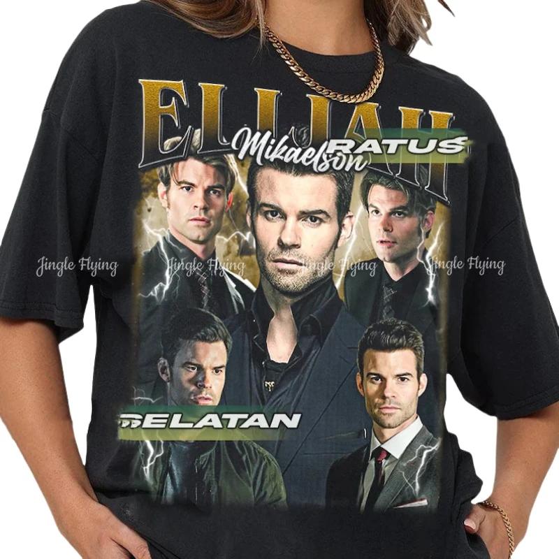 Elijah Mikaelson Unisex Softstyle Tshirt Printable Design Tribute Aesthetic Crewneck Sweatshirt