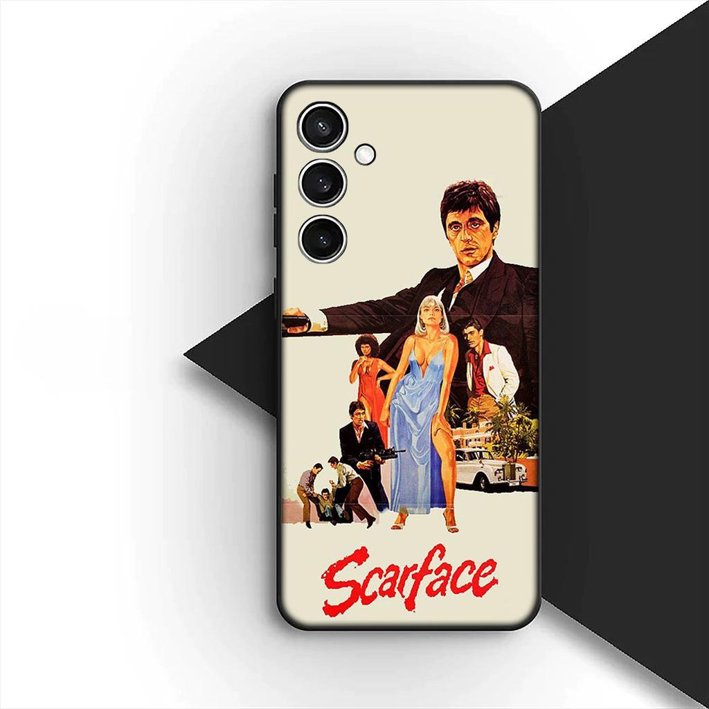 S-Scarfaces Wallpaper Phone Case for Samsung Galaxy S20 S22 S21 FE Ultra Plus A07 A17 A15 A16 A25 A57 A37 Protective Cover