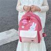Cute Rabbit Childrens School Bag Animal Design Nylon Toddler Backpack