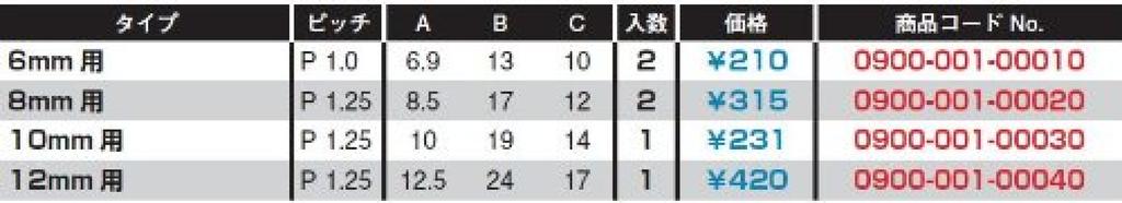 KITACO KCON Flanged Lock M8 x Chromate 0900-001-00020 Nuts, 2-Pack, 1.25,
