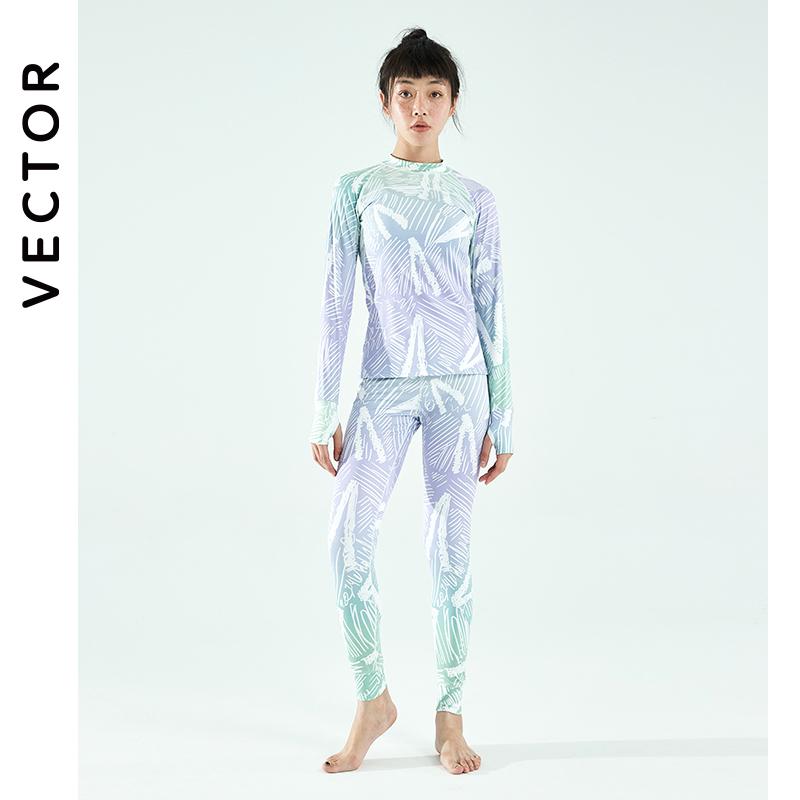 

VECTOR Women Ultra Soft Winter Quick Dry Base Layering Set Microfiber Fleece Thermal Underwear Long Johns Set Clothes Plus Pants S