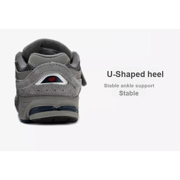 New Balance NB 2002R Comfortable Casual Low-Top Running Shoes Kids Sneakers Gray IV2002R0