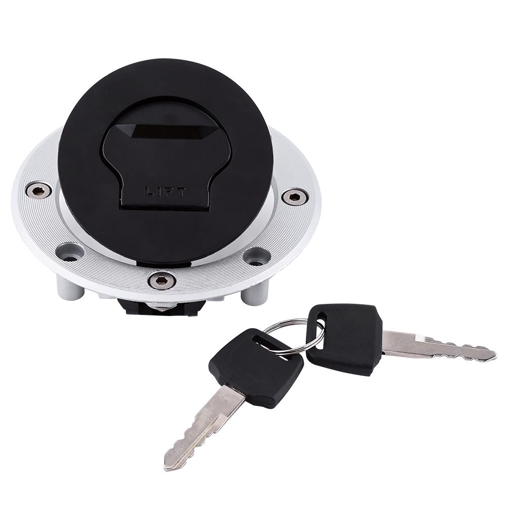 Aluminum Gas Fuel Tank Cap Cover With 2 Keys For SUZUKI GSXR 600 750 for Hayabusa GSXR1300