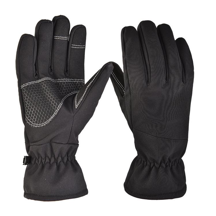 Unisex Outdoor Waterproof Anti-slip Touchscreen Camouflage Ski Gloves for Autumn/Winter XL чёрный