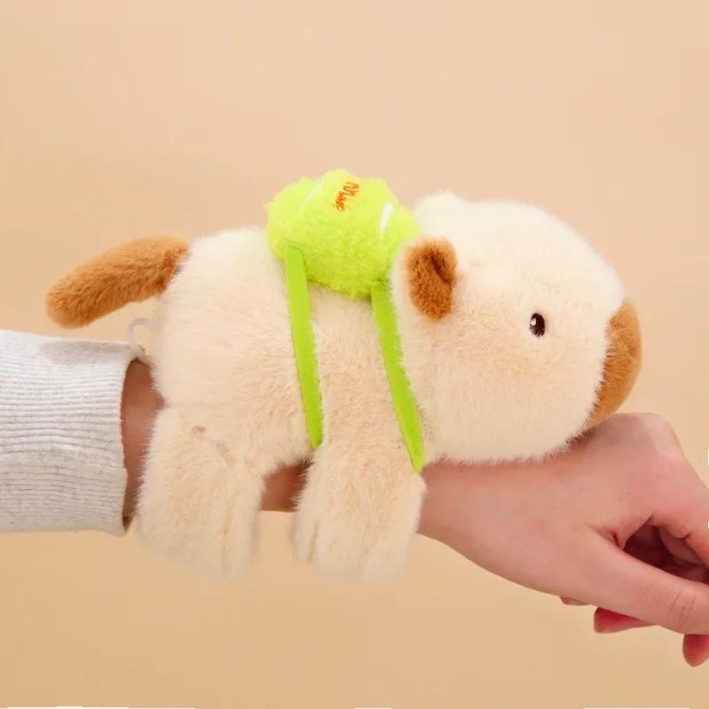 Cute Plush Doll Water Dolphin Doll Wrist Snap Ring Toy Plush Toy Capybara Toy Hand Ring Entertaining Pop Circles Kid Holiday Present Stuffed