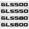Car Rear Sticker Alphabet Trunk Badge Decal Exterior for Mercedes Benz GLS400 GLS450 GLS500 GLS550 GLS580 GLS600 Accessories