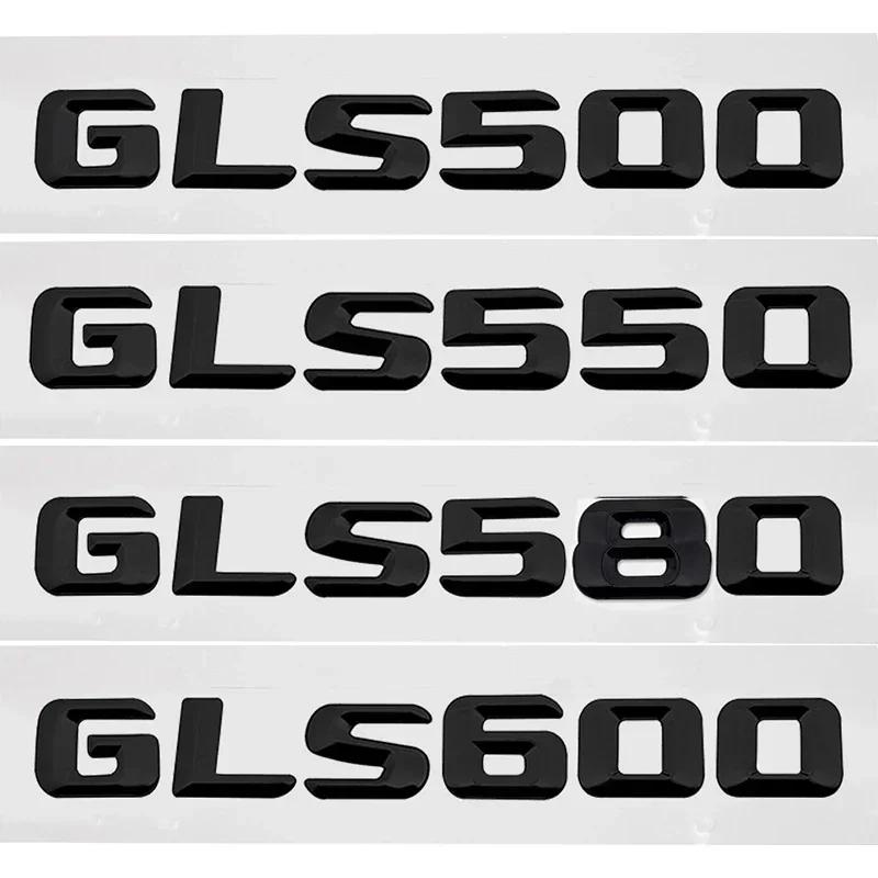 Car Rear Sticker Alphabet Trunk Badge Decal Exterior for Mercedes Benz GLS400 GLS450 GLS500 GLS550 GLS580 GLS600 Accessories