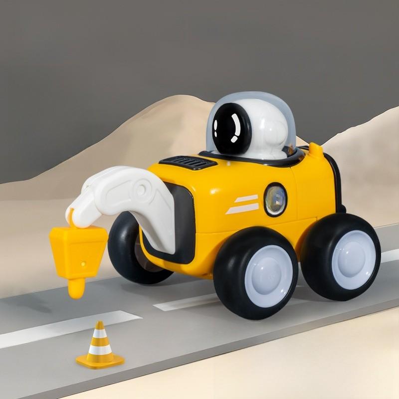 Dinosaur Pressing Whistle Inertia Car With Interactive Play For Kids Ages 3 To 6