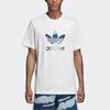 Adidas Originals Camo Logo Print Short Sleeve T-Shirt Men Tops White DX3676