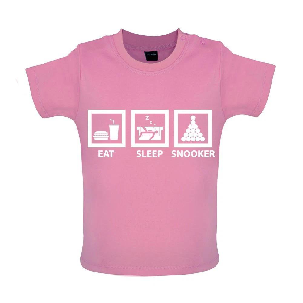 

Eat Sleep Snooker - Baby Kids Boys Girls Unisex T-Shirt / Babygrow - 147 Crucible Player Love Ronnie 160