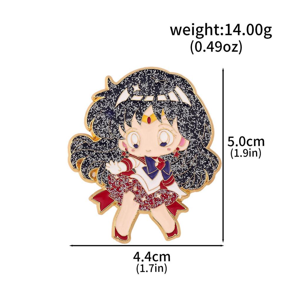 Sailor Moon Usagi Tsukino Magical Transformation Necklace Keychain Anime Pendant