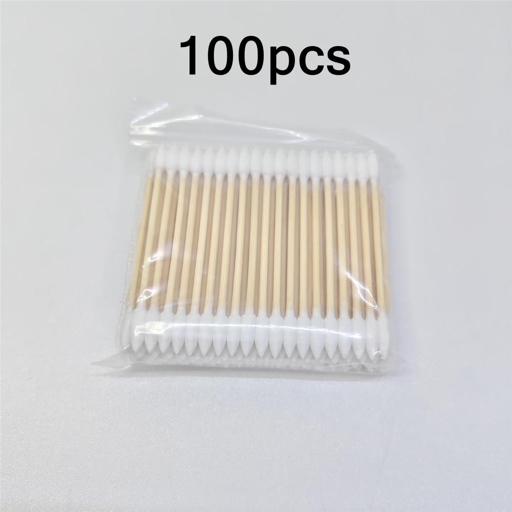 100/200/400/6000pcs Wooden Cotton Swabs, Double Pointed Cotton Buds Makup  clean gun, tattoo clean,Tattoo accessories