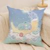 Cartoon Cute Sanrio Pillowcase Kulomi Big-eared Dog Pattern Home Room Decoration Soft and Comfortable Sofa Cushion Cover